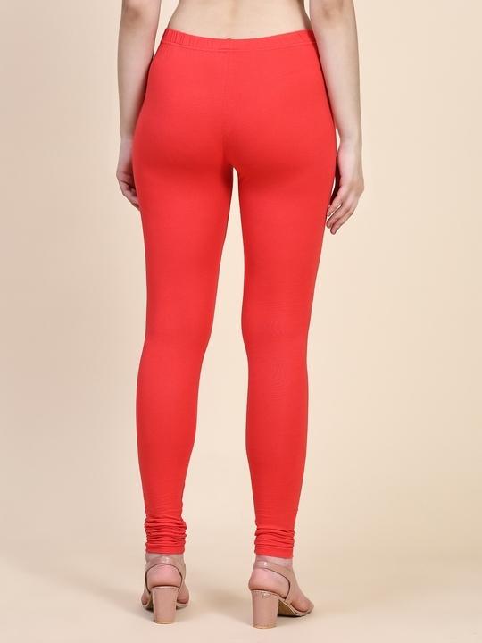 Outflits Ladies Chudithar Leggings (CORAL, X-Large)