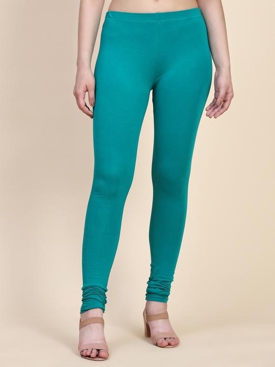 Outflits Ladies Chudithar Leggings (GREEN, X-Large)