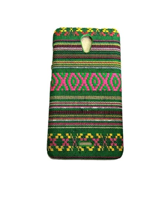 CLUBCLASSY Cotton Fabric Cloth+Hard Back case Cover Compatible for micromax unite2 / a106