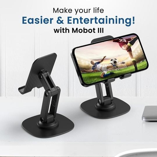 GADGETSWEAR Mobile Stand Selfie Stick Phone with Tripod Holder for Video Recording, (Combo with Mobile Holder), Vlogging Accessories Kit, YouTube Making Gadgets Photo/Videos Remote, 360 Rotation
