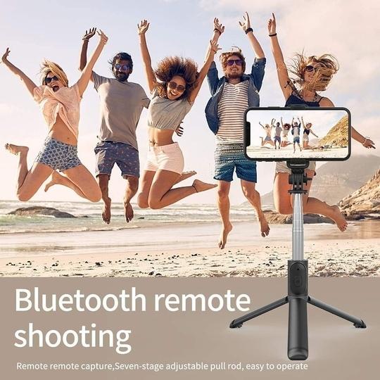 GADGETSWEAR Mobile Stand Selfie Stick Phone with Tripod Holder for Video Recording (Combo with Mobile Stand Holder),Vlogging Accessories Kit, YouTube Making Gadgets Photo/Videos Remote, 360 Rotation
