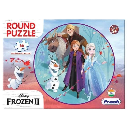 Frank Disney's Frozen 2, 66 Pieces Round Puzzle for 5Y+