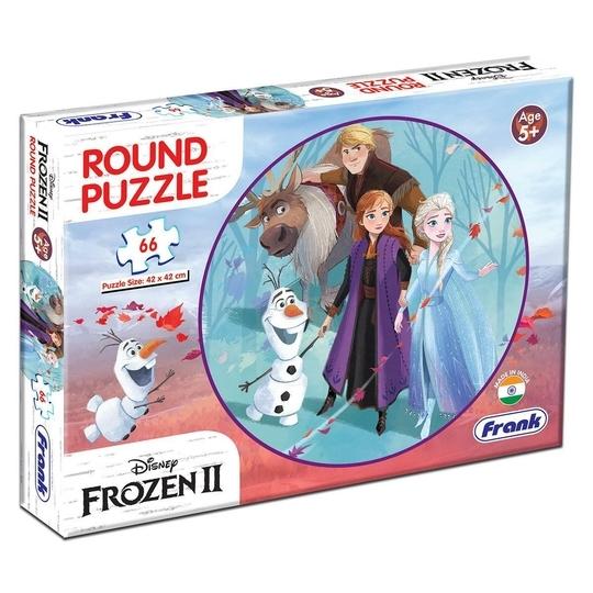 Frank Disney's Frozen 2, 66 Pieces Round Puzzle for 5Y+