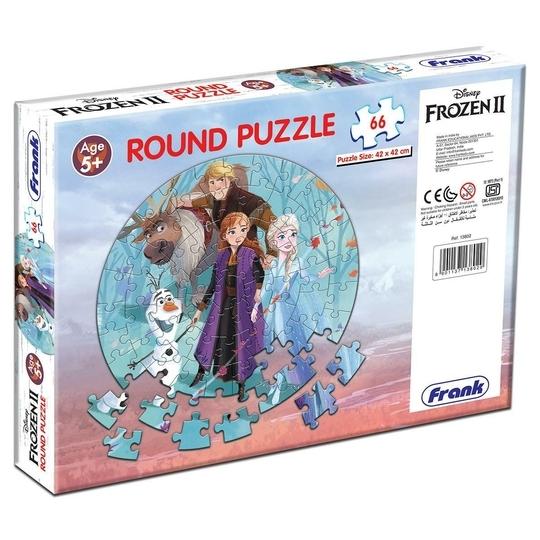 Frank Disney's Frozen 2, 66 Pieces Round Puzzle for 5Y+