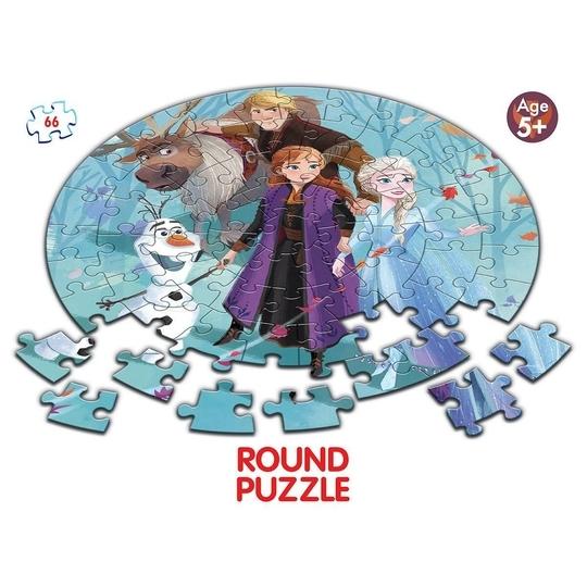 Frank Disney's Frozen 2, 66 Pieces Round Puzzle for 5Y+