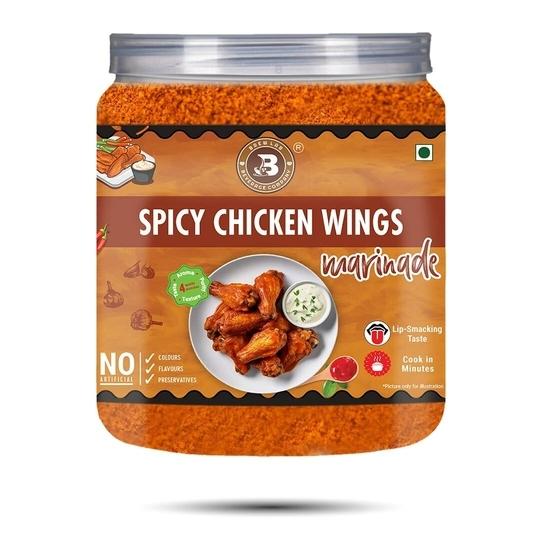 Brewlab Spicy Chicken Wings Marinade | Lip Smacking Taste Rich & Aromatic Flavor | (250 g)