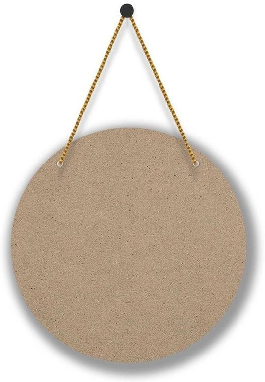 SAF UV Lamined MDF Circle Shape|Love Theme | Valentine's Day Gift| Couple|WHARO-11 (Multicolor)