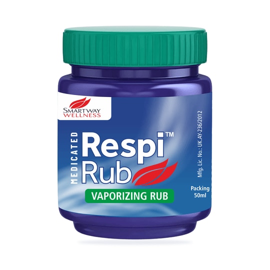 RespiRub Vaporizing Rub with Kapoor, Ajwain Ka Phool & Nilgiri, 50 ml