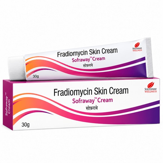 Sofraway Fradiomycin Sulfate & Chlorocreol Skin Cream, 30 g