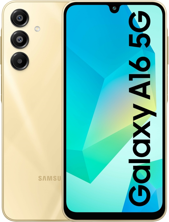 Samsung Galaxy A16 5G,6GB Ram,128 GB Storage,Gold,Smartphone