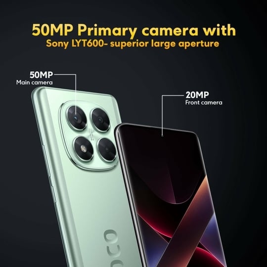 POCO X7 5G, 12GB Ram, 512GB Storage, Green,, Smartphone