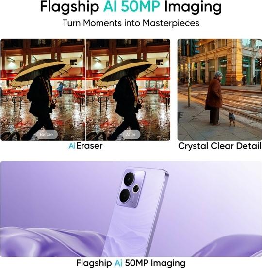 realme 14T 5G, 8GB Ram, 256GB Storage, Surf Green, Smartphone