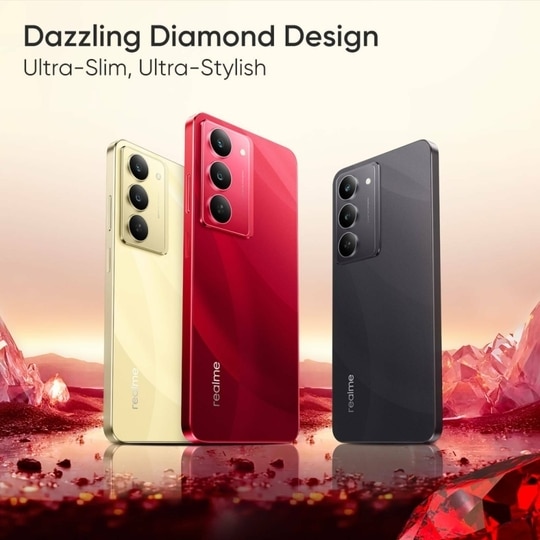 realme 14x 5G, 6GB Ram, 128GB Storage, Crystal Black, Smartphone