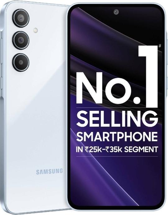 Samsung Galaxy A35 5G, 8GB Ram, 128GB Storage, Awesome Iceblue, Smartphone