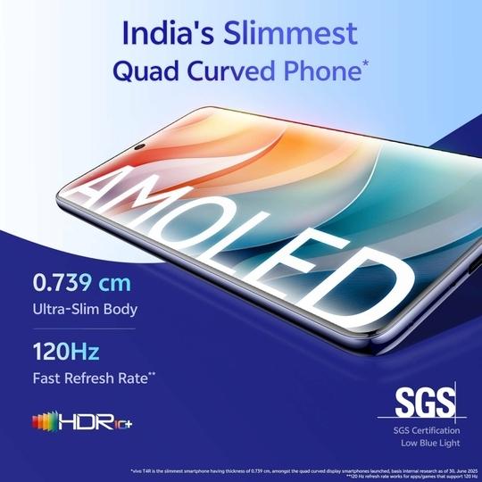 Vivo T4R 5G, 12GB Ram, 256GB Storage, Twilight Blue, Smartphone