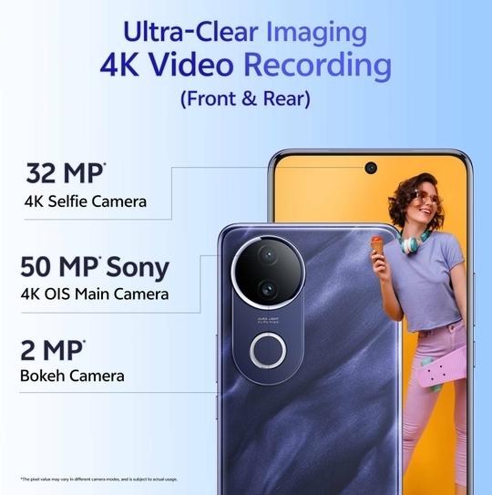 Vivo T4R 5G, 12GB Ram, 256GB Storage, Twilight Blue, Smartphone