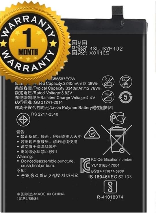 Mobcrown Orignal Hb356687Ecw Battery For Huawei Mate Se Nova 3I 3340Mah With 1 Months Warranty
