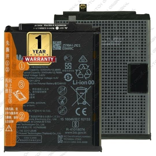 Mobcrown CWTCH ORIGINAL Battery HB356687ECW for Huawei Honor 7X / Huawei Nova 3i BND-L21, BND-L24, BND-AL10, BND-L22, BND-TL10-3440mAh with 1 Year Warranty* (HB356687ECW - A04)