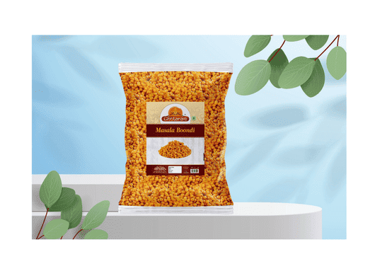 Ghotaram Rajawadi Boondi Masala Boondi Raita Boondi Charkhi Boondi Tikhi Nukti Spicy Masala Bundi | Healthy and Hygenic | No Artificial Colours | No Preservatives Vegetarians Snack-850g*1Pack