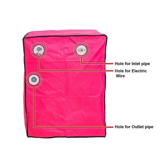 Classic Front Load Washing Machine Cover for IFB 5.5 Kg 6 Kg & 6.5 Kg  | 50CmsX63CmsX81Cms |  Color - Pink