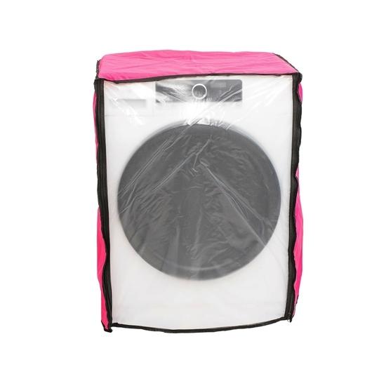 Classic Front Load Washing Machine Cover for IFB 5.5 Kg 6 Kg & 6.5 Kg  | 50CmsX63CmsX81Cms |  Color - Pink