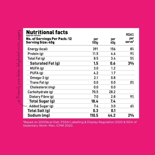 Yogabar Fruit and Nuts Muesli 500g