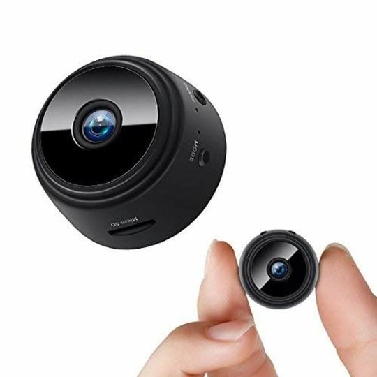 ROCKTECH Small Camera Wireless CCTV with Audio and Video,WiFi Mobile Connectivity, Night Vision, Motion Detection
