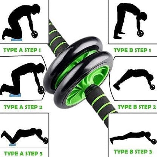 ShopiMoz Silicon AB Exercise Roller Wheel