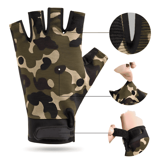 ShopiMoz Gym Gloves (Pack of 1) for Men with Wrist Support Accessories, Gym Gloves for Women for Weightlifting, Gloves for Gym Workout for Training, Exercise