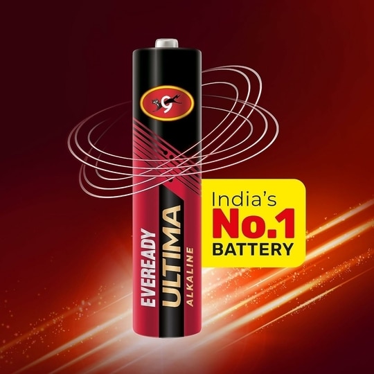 Eveready Ultima Alkaline AAA Battery, 400% Longer Lasting, Anti-Leak Turbolock Technology, Eco-Friendly Batteries for High-Drain Devices Household Devices & Toys, Pack of 10