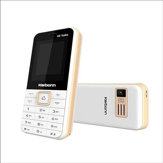 Karbonn K9 Dual Sim Keypad Mobile1800 mAh BatteryExpandable Memory up to 32GB (White Knight)