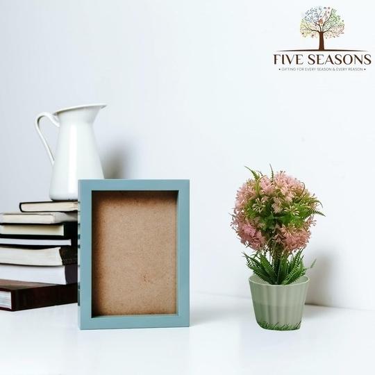 Five Seasons Artificial Pink Plants for Home Dcor| Artificial Plants with Pot | Artificial Plants for Decoration | Home Dcor Items for Living Room | Diwali Decoration Items Diwali Gifts
