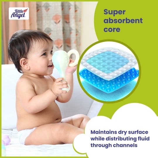 Little Angel Large Baby Diaper Pants 48 pcs