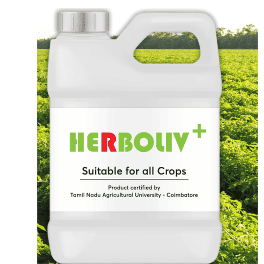HERBOLIV+ Bio Wild Animal Repellent and Crop Growth Promoter, Liquid, 10 Litres, Herbal Extracts, Suitable for All Crops