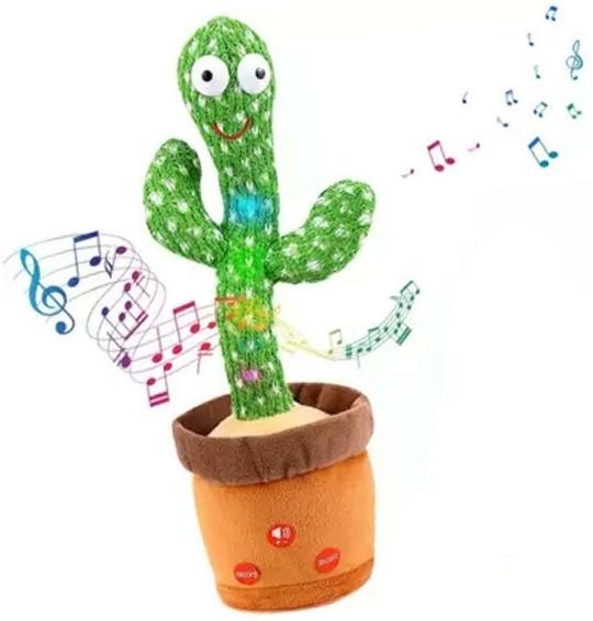 Childgossip 100% New Hot Selling Dancing Cactus Toy Singing Plush Rechargeable& Recording (Multicolor)