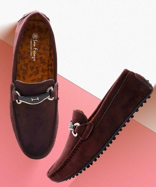 K-Footlance Brown Casual Shoes For Men