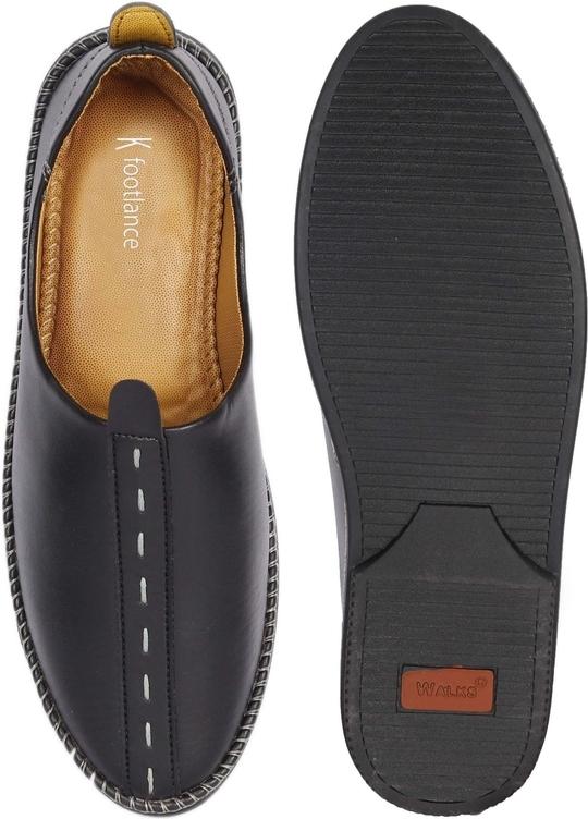 K-Footlance Black Casual Shoes for Men