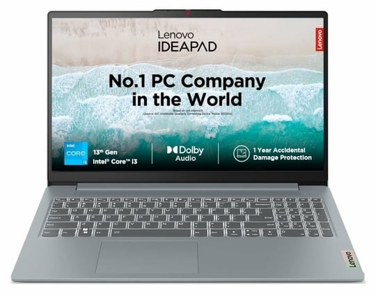 Lenovo IdeaPad Slim 3i 13th Gen Laptop | Intel Core i3-1315U | 8GB RAM | 512GB SSD |15.6" FHD Anti-Glare | Win 11 + MS Office | Thin & Light | 82X700G4IN