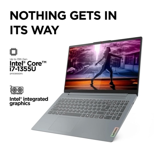 Lenovo IdeaPad Slim 3i 13th Gen Laptop | Intel Core i3-1315U | 8GB RAM | 512GB SSD |15.6" FHD Anti-Glare | Win 11 + MS Office | Thin & Light | 82X700G4IN