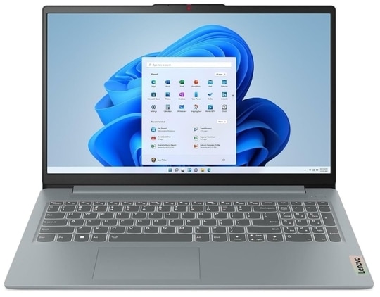 Lenovo Ideapad Slim 3 AMD Ryzen 5 7520U 15.6" (39.6cm) FHD Thin and Light Laptop (16GB/512GB SSD/Windows 11/Microsoft 365 Basic + Office Home 2024/Backlit Keyboard/Grey/1.6Kg), 82XQ00W4IN