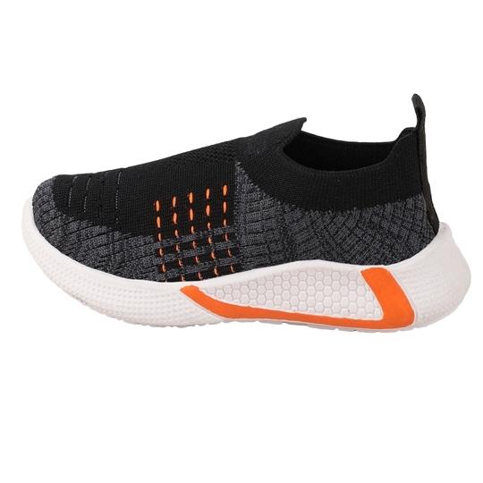 LEVOT FLYNET Walking Shoes Velcro Running Shoes Out door unisex shoes shoes For Boys & Girls(15-20 Months)-BLACK