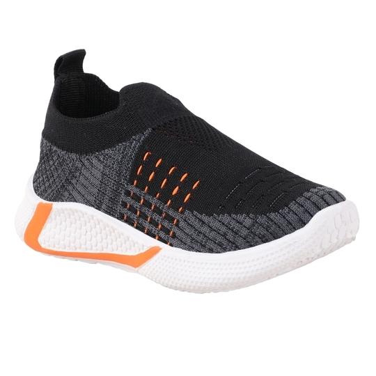 LEVOT FLYNET Walking Shoes Velcro Running Shoes Out door unisex shoes shoes For Boys & Girls(15-20 Months)-BLACK