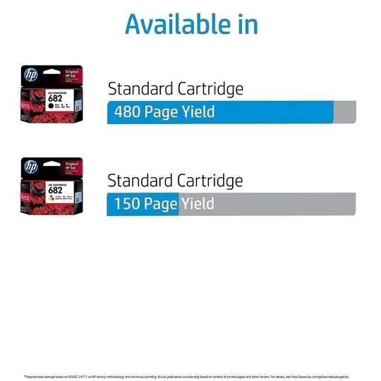 HP 682 Black Original Ink Cartridge