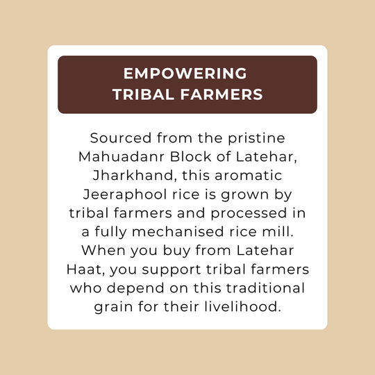 Latehar Haat Jeeraphool Rice | Premium Aromatic Rice | 1kg