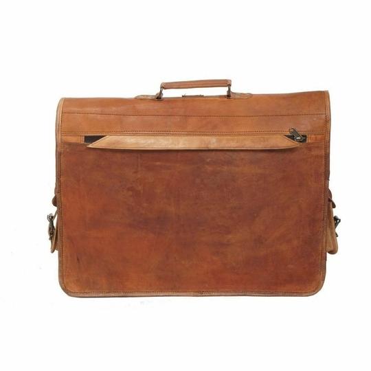 Pranjals House Leather Amber Brown Messenger Bag