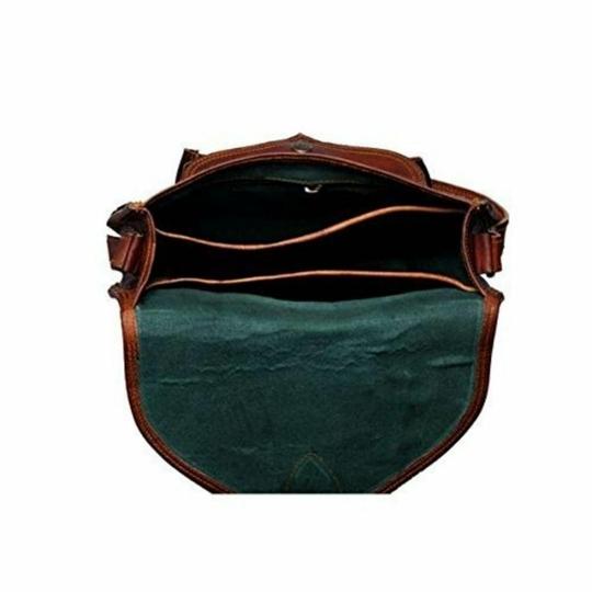 Pranjals House Leather Brown Handbag For Women