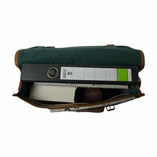 Pranjals House Leather Brown Messenger Bag - 15 Inch