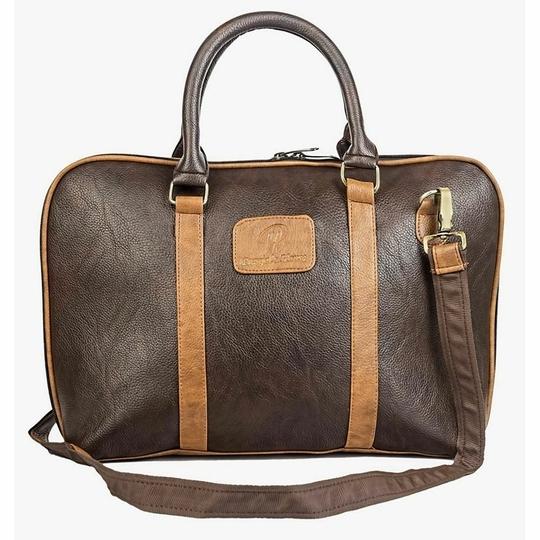 Pranjals House Leather Brown Messenger Bag - 15.6 Inch