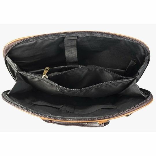 Pranjals House Leather Brown Messenger Bag - 15.6 Inch