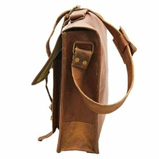 Pranjals House Leather Brown Messenger Bag